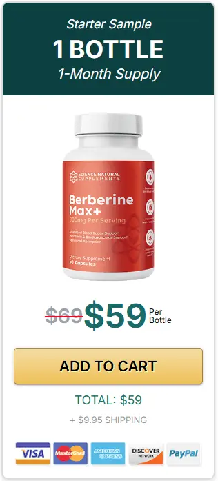 Buy Berberine Max+ 1 Bottle